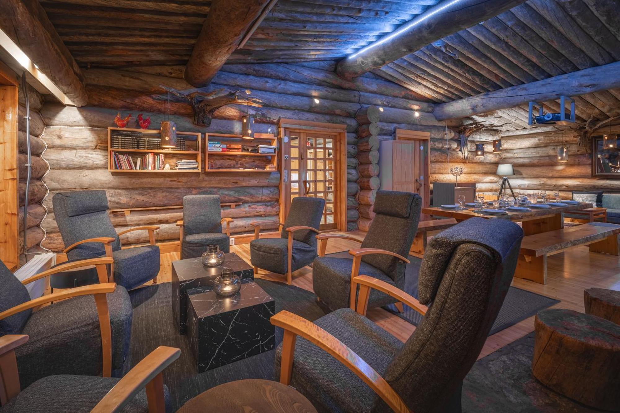 Kuukkeli Log Houses Aurora Resort ซาริเซลกา ภายนอก รูปภาพ