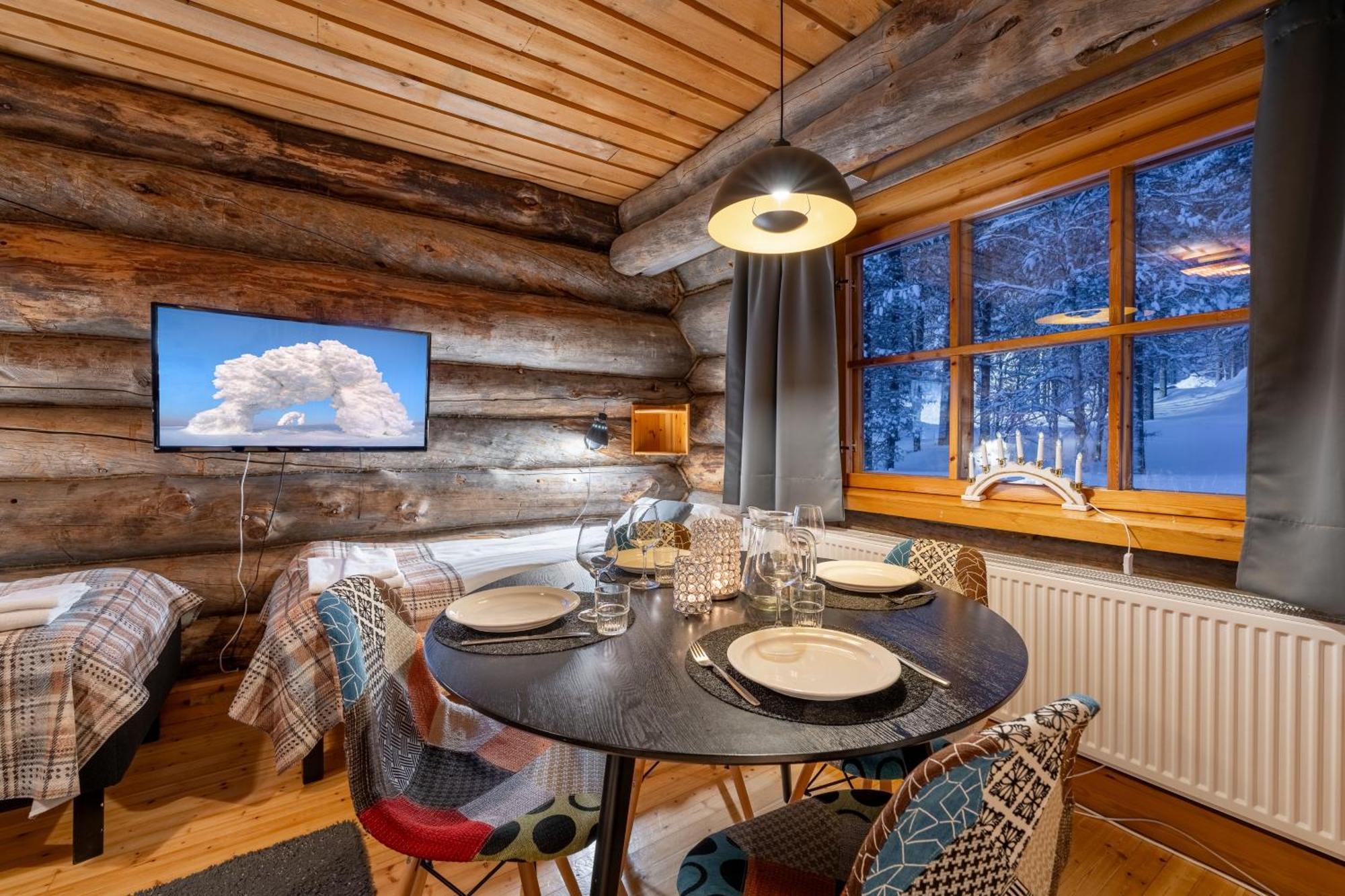 Kuukkeli Log Houses Aurora Resort ซาริเซลกา ห้อง รูปภาพ